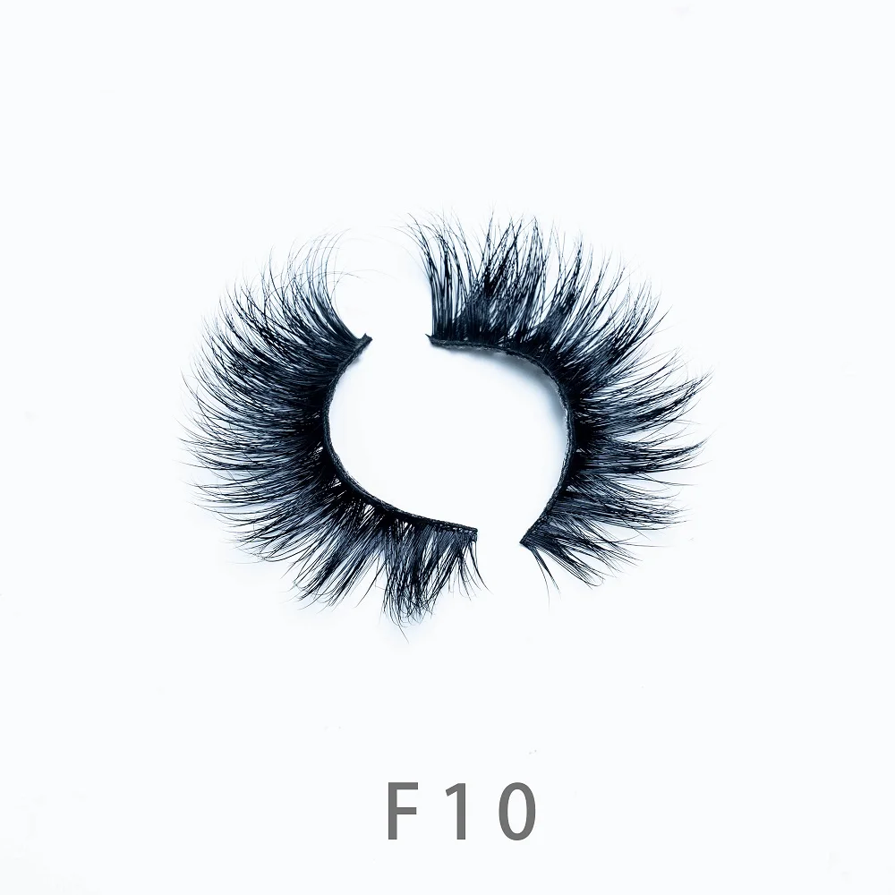 

14-18mm F10 Eyelashes 3D Mink Lashes High Volume Handmade Mink False Eyelashes Thick Full Strip Lashes Cruelty Free Cilios Tools