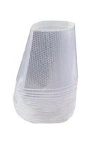 high visibility pvc reflective road traffic cone sleeve