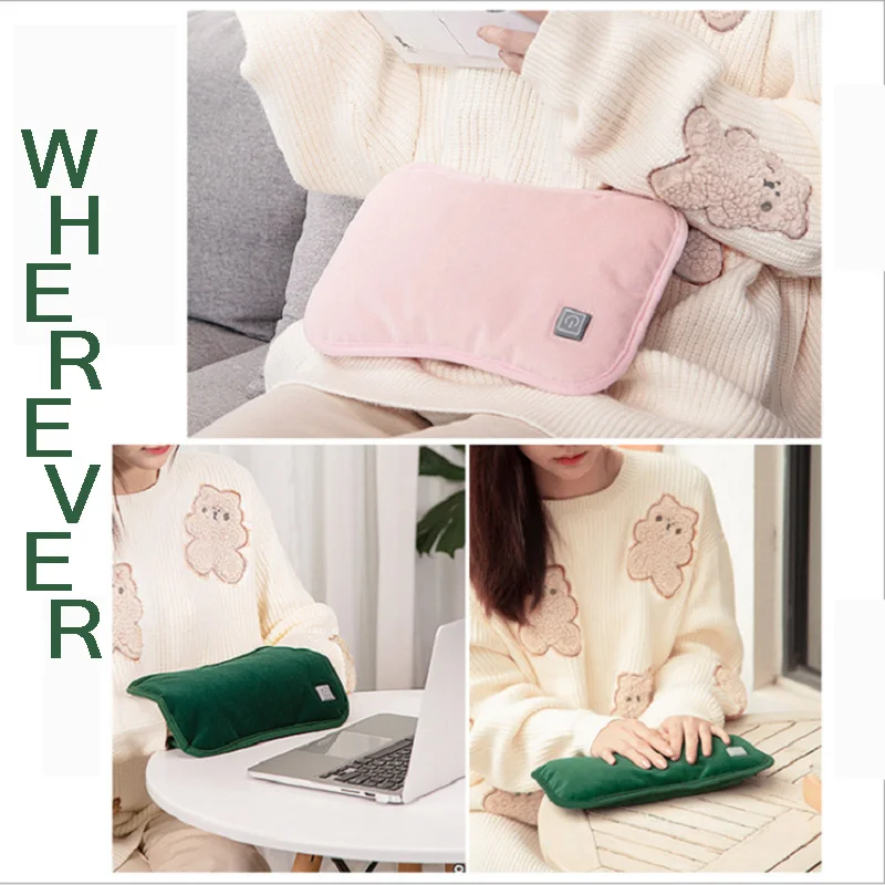 

USB Electric Heating Hand Warmer Graphene Heat Warm Bag Pillow Gloves Pad Winter Hot Thermal Clothes Automation hands Heater 5v