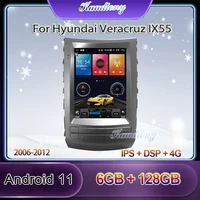 kaudiony 10 4 tesla style android 11 car radio for hyundai ix55 veracruz dvd multimedia player auto gps navigation 4g dsp wifi