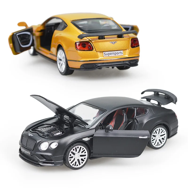1:32 Высокая Имитация Metaltley Континентальный сплав спортивный автомобиль звук