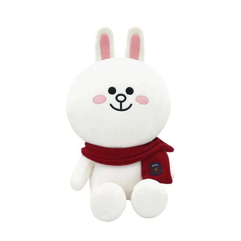 Kawaii Brown Bear Plush Toy Bandai Lovely Stuffed Cony Sally Doll Cartoon Periphery Line Friends Birthday Gift | Игрушки и хобби