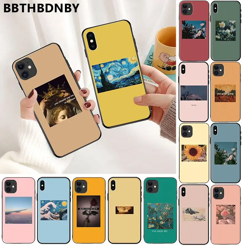 Чехол для телефона чехол Ван Гог арт спрей на заказ фото мягкий Fundas iPhone 11 pro XS MAX 8 7 6