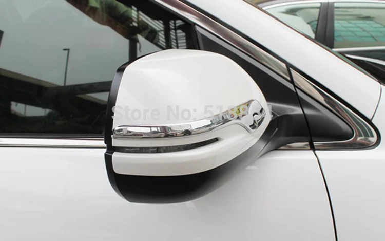 Подходит для 2012 2013 2014 CRV CR-V CHROME боковой молдинговый чехол зеркала заднего вида