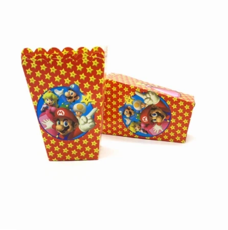 Mario Bros складные pinata Mario Bros вечерние украшения для игры Забавные товары для дня рождения Супер Марио пината - Цвет: Шоколад