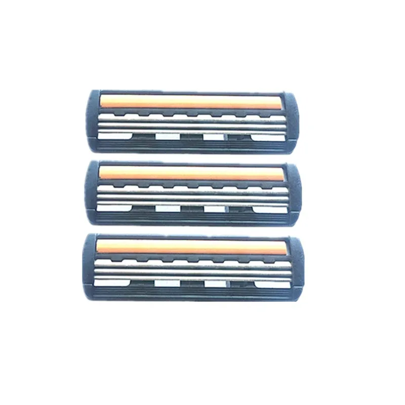 

1 set Three layers stainless steel razor blade old manual razors man beard blade