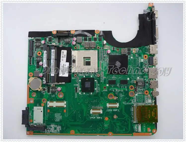 

Laptop Motherboard For HP Pavilion DV6 DV6-2100 580976-001 DA0UP6MB6F0 PM55 DDR3 GT210M GPU Mainboard