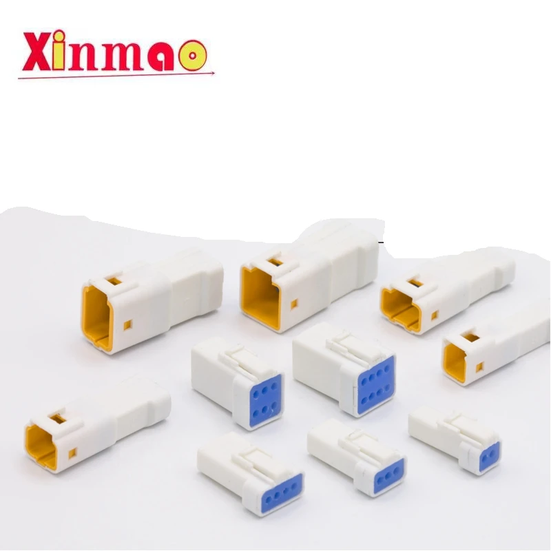 

1 комплект, автомобильный водонепроницаемый разъем, внешняя и Женская стыковые разъемы, 2p, 3p, 4p, 6p, 8p, коннектор с клеммой