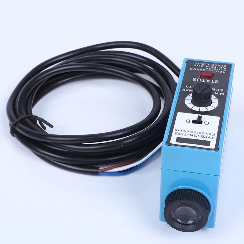 Цветовая маркировка датчик кода оптическая печать фотоэлемент зеленая красная