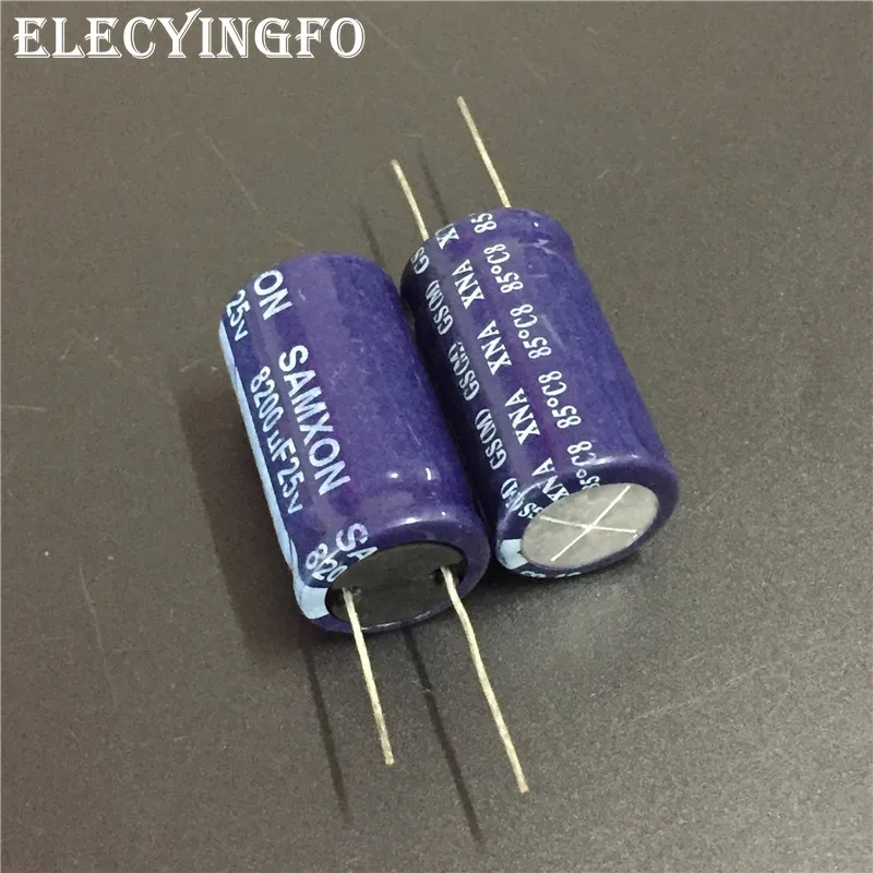 2 шт./10 шт. 8200 мкФ 25V8200uF SAMXON 20x35mm хорошее качество Алюминий электролитический