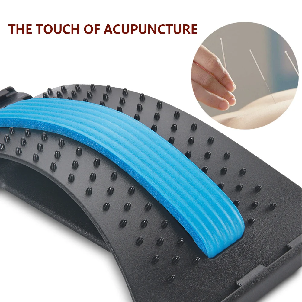 

Acupuncture Back Massage Muscle Stretcher Posture Corrector Stretch Relax Stretcher Lumbar Support Spine Pain Relief