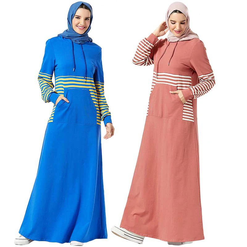 Арабский женский абаи Дубай исламский хиджаб балахон мусульманское платье с