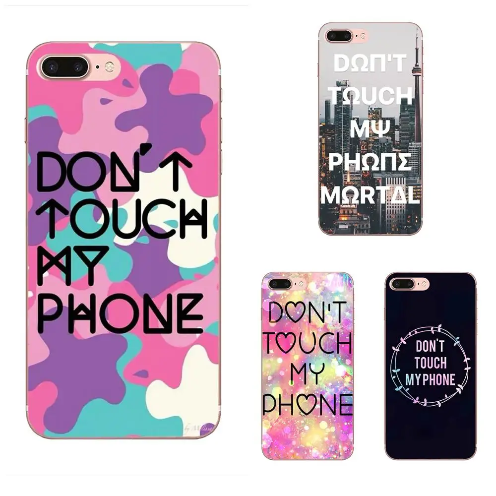 Забавный ультратонкий мультяшный рисунок Dont Touch для LG G3 G4 G5 G6 G7 K4 K7 K8 K10 K40 K50 Q6 Q60 V10 V20