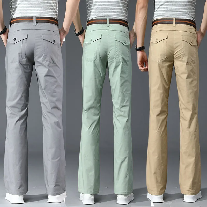 Мужские деловые повседневные облегающие брюки тонкие белые мужские в Корейском