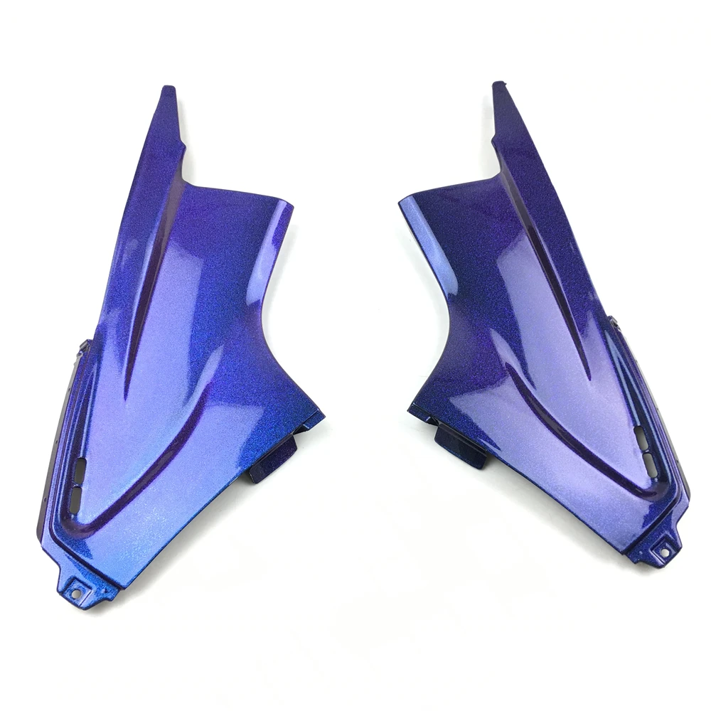 Черное/углеродное волокно Передняя Пылезащитная крышка мотоцикла обтекатель