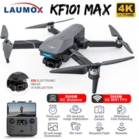 laumox kf101 max gps drone 4k professional hd eis camera anti shake 3 axis gimbal 5g wifi brushless motor rc foldable quadcopter