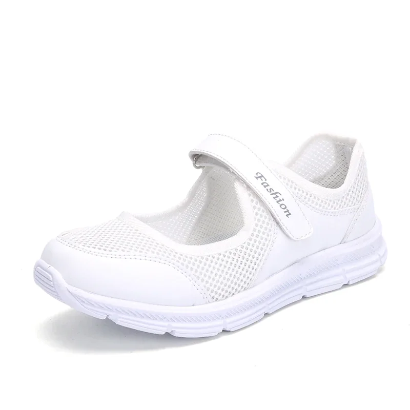 

35-42 Size 2022 Sport Running Summer Breathable Women Sneakers Healthy Walking Mary Jane Shoes Sporty Mesh Sport Running Mother