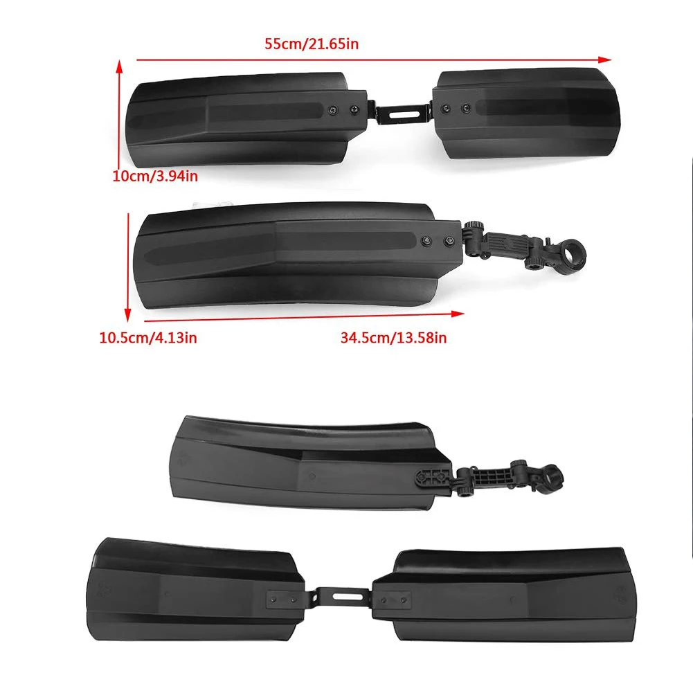 Черные передние/задние крылья для колес углеродное волокно брызговик горного