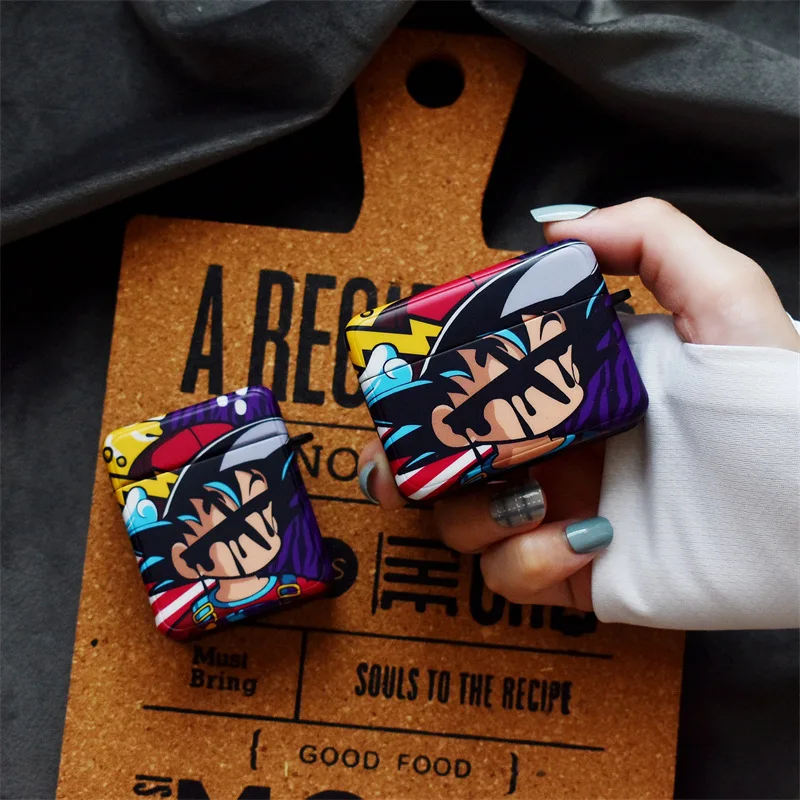 

Fashion Goku Graffiti Apple AirPods 1 / 2 / 3 Pro Case Cover IPhone Earbuds Accessories Airpod Case Air Pods Case