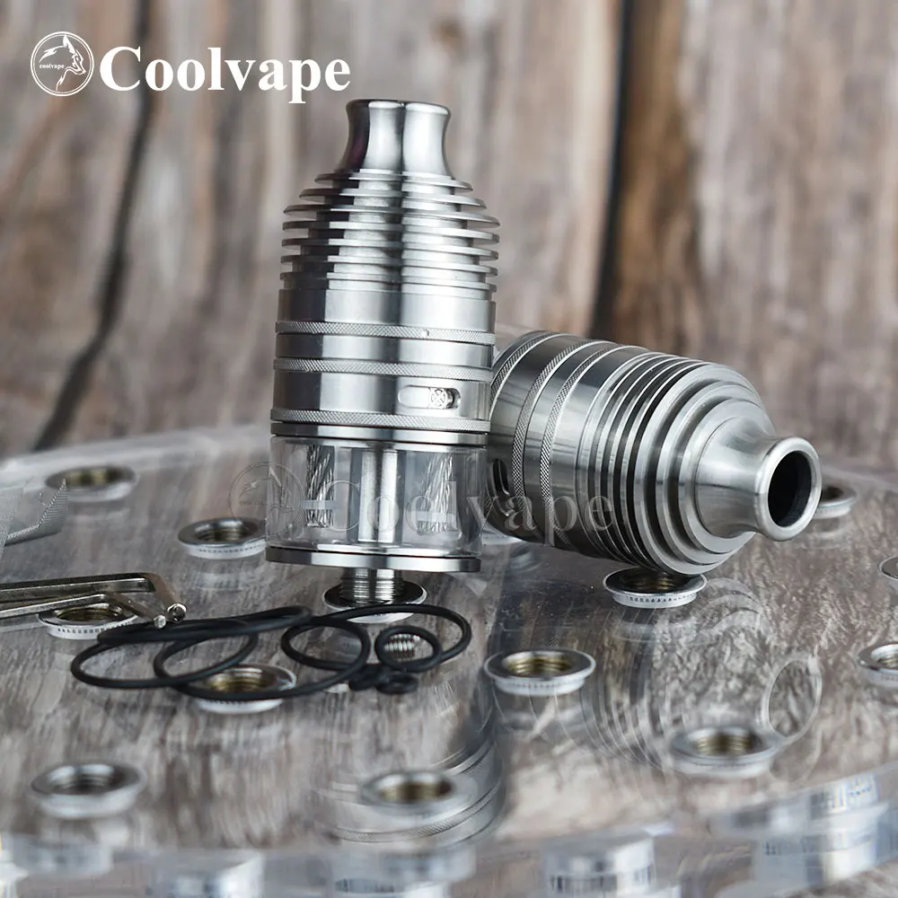 Coolvape Taifun GX 4 мл RDTA распылитель DL/MTL RTA легко заполняемый боковой 316ss vs GTR rta диаметр 23