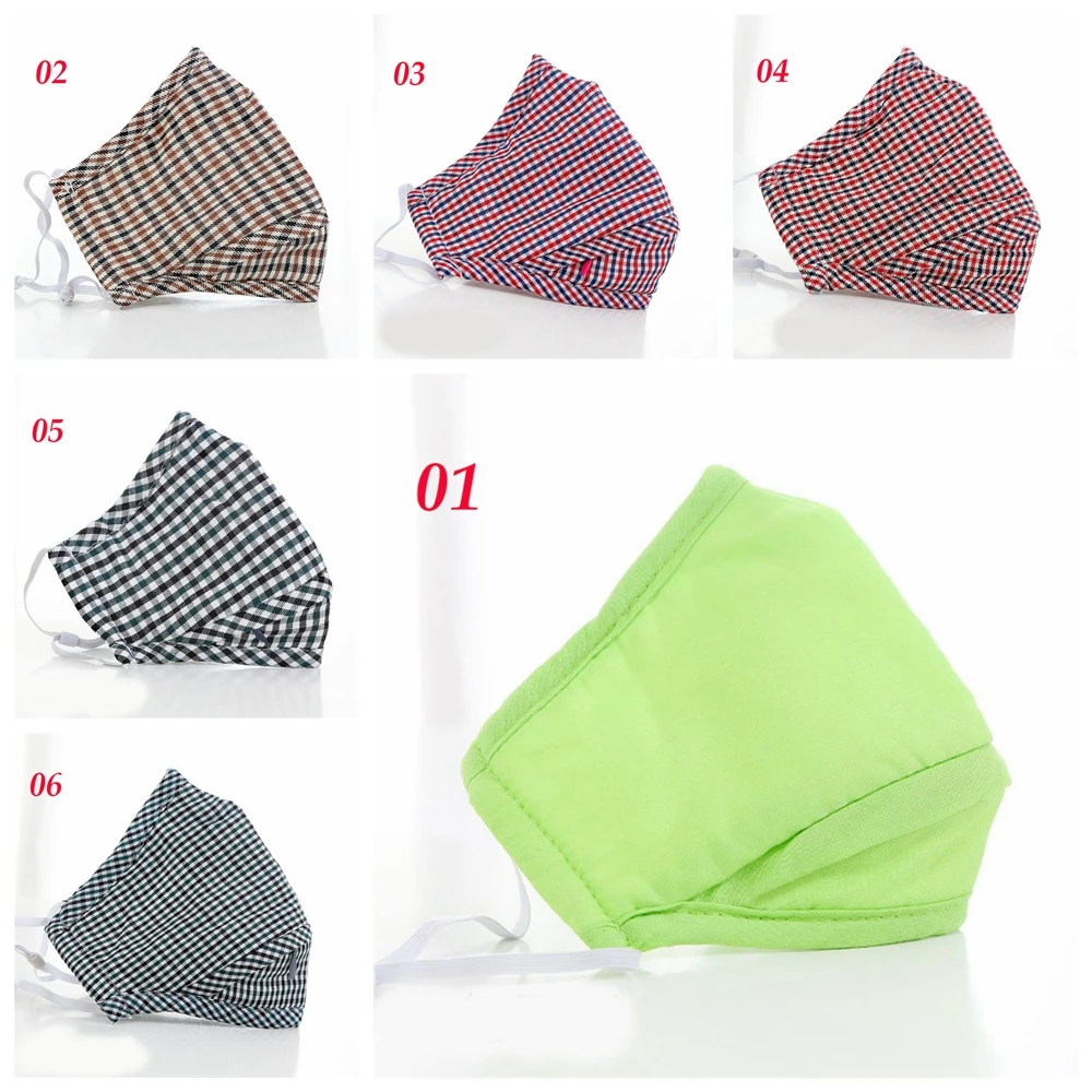 

In Stock Reusable PM2.5 Cotton Mouth Mask Anti-haze Dust Mask Activated Carbon Filter Mouth-muffle Face masks Respirator