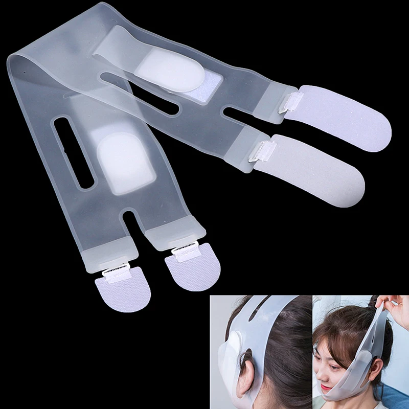 

Breathable Silicone V Face Lift Up Band Face Mask Reduce Double Chin Bandage Anti Wrinkle Face Facial Slimming Bandage