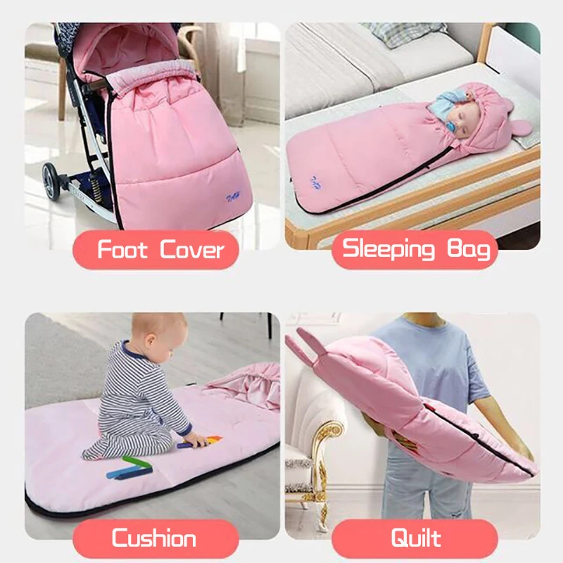 Детские спальные мешки конверты кокон для новорожденных коляска зимние