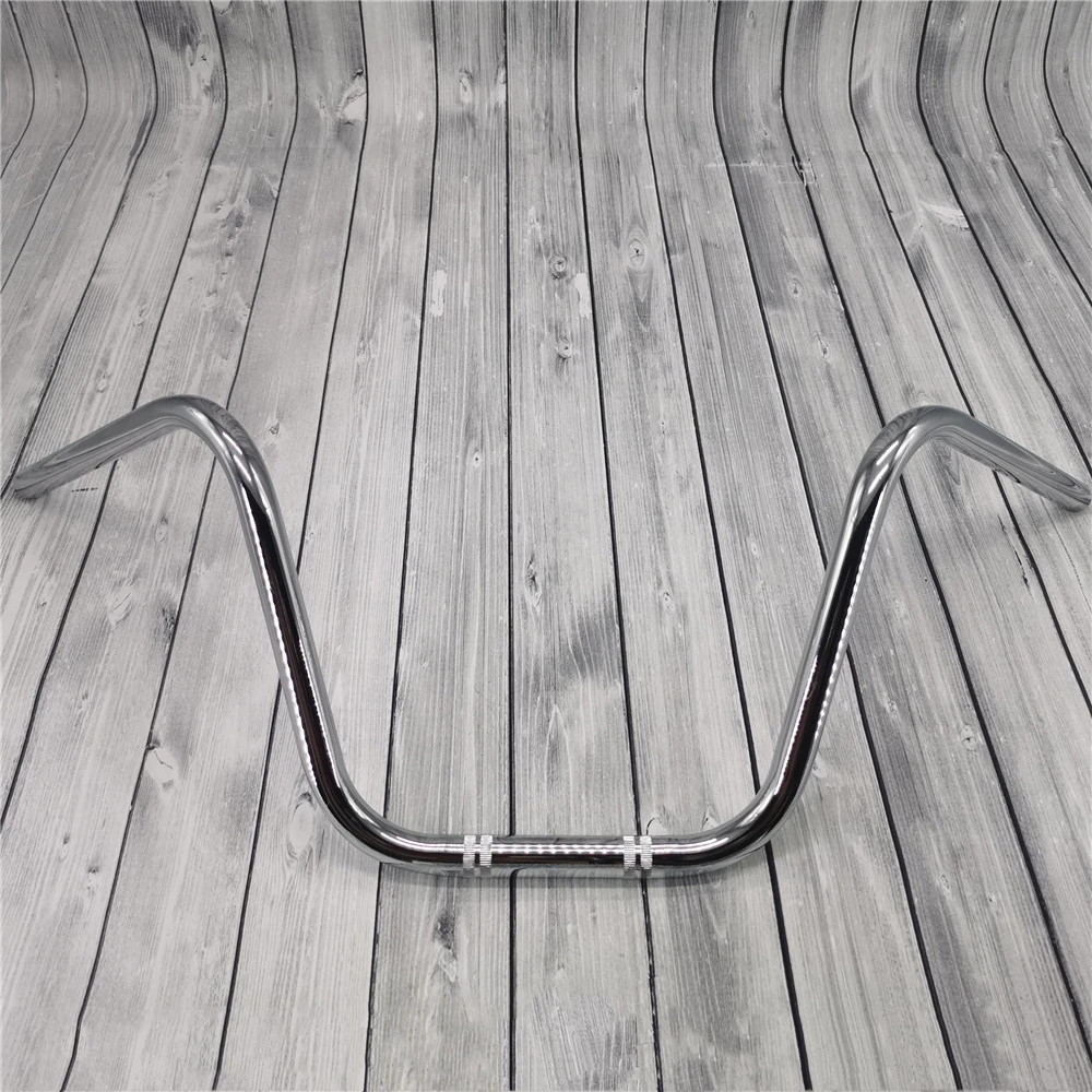 

Руль мотоцикла 22 мм, сверхвысокий мотоцикл, скутер, ручки, ретро велосипед Bobber Chopper Cruiser Dyna Softail, рулевое колесо