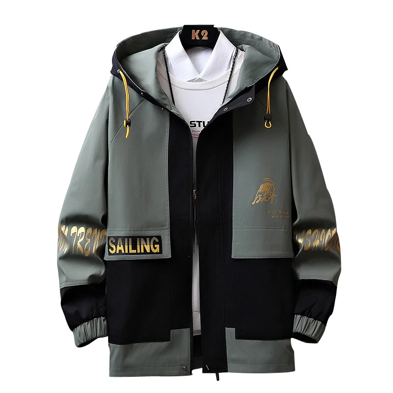 

2021 Men's Jacket Spring Autumn Casual Fashion Bomber Jacket Overcoat New Baseball Jackets Men High Quality Jacket Coats Male