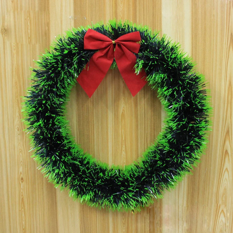 

Artificial Bows Flower iron wire Rattan DIY Wreath Accessory For Wedding Decoration Garland 2022 Christmas Decorations For Home