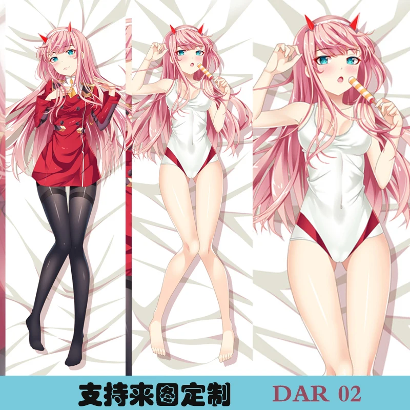 

Аниме дорогой в Franxx 02 ноль два сексуальных дакимакура обнимающая Подушка Чехол Наволочка декоративные подарки Новинка MSZQ