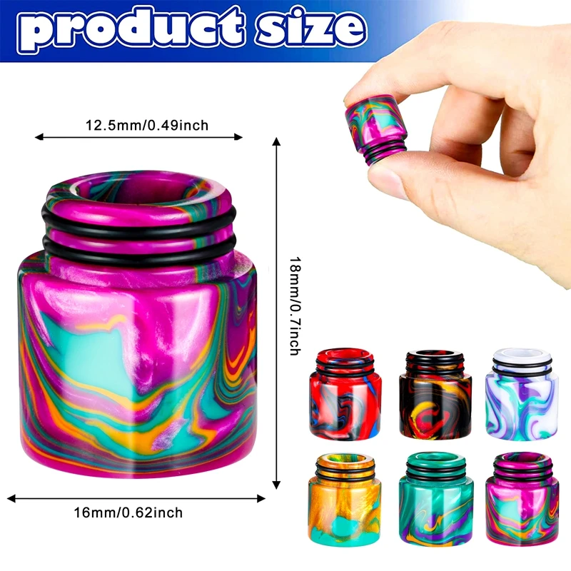 6 шт. каучуковый 810 дрип-Тип Замена Стандартный наконечник Крышка для льда кофе