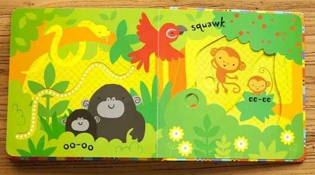 Великобритания английский 3D Usborne детский очень Первый слайд и смотреть животных