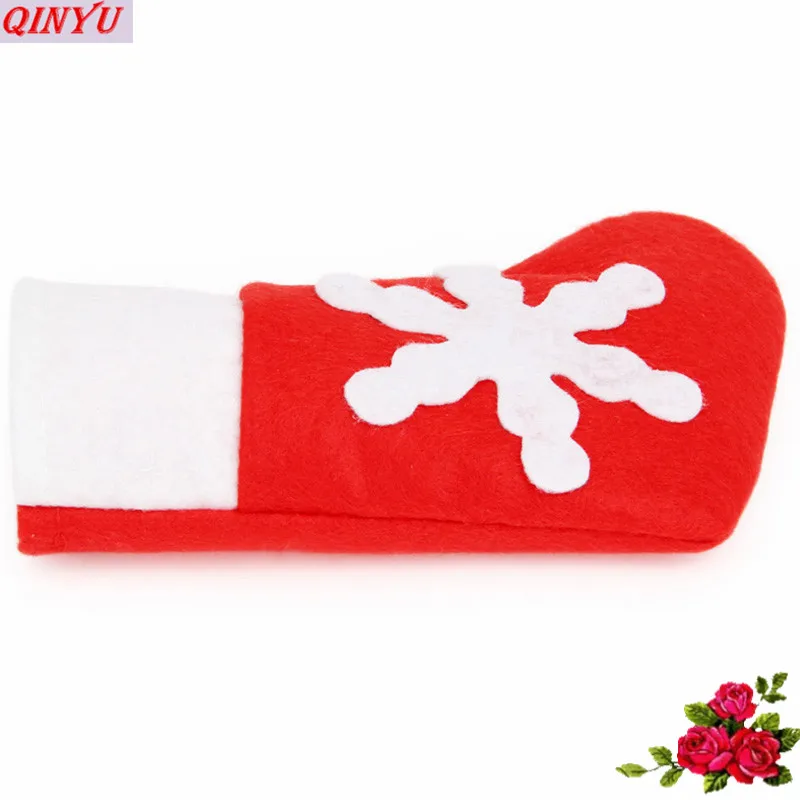 3 Pcs Merry Christmas Candy Boots Gifts Bag Decorations For Home Xmas Santa Stocking Natal Decor New Year Decoration 5 | Дом и сад