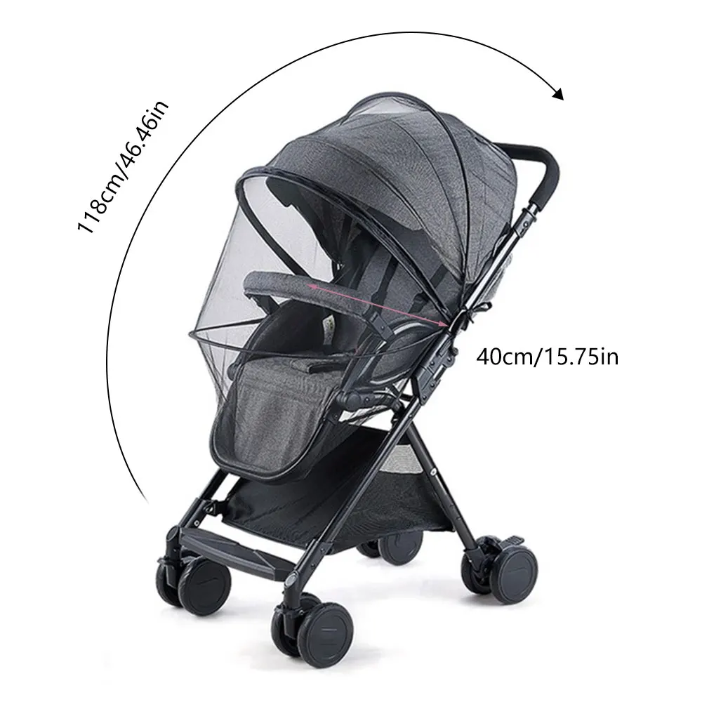 

Universal Baby Stroller Mosquito Net Summer Mesh Fly Insect Protection for Baby Strollers Pram Car Seat Bed Mosquito Net