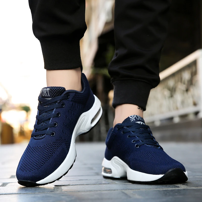 Мужская повседневная обувь кроссовки уличная спортивная для бега Homme модные