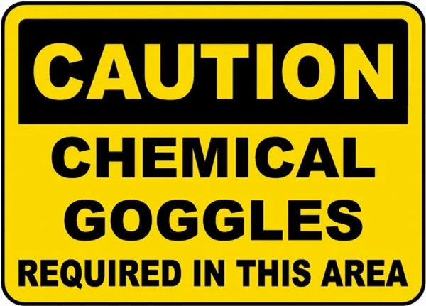 

Caution Chemical Goggles Tin Sign art wall decoration,vintage aluminum retro metal sign,iron painting vintage decoration sign