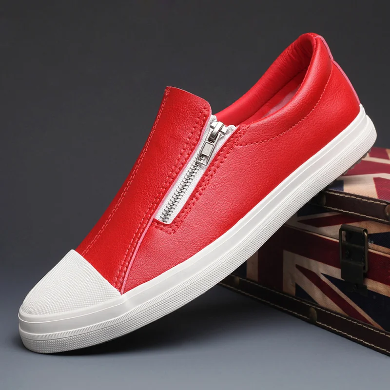 Лоферы мужские износостойкие Вулканизированная подошва Модные Дизайнерские