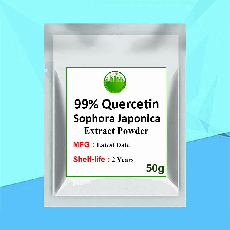 

99% порошок кверцетина, органический экстракт софоры японской, противораковый. Высокое качество, сертификация ISO