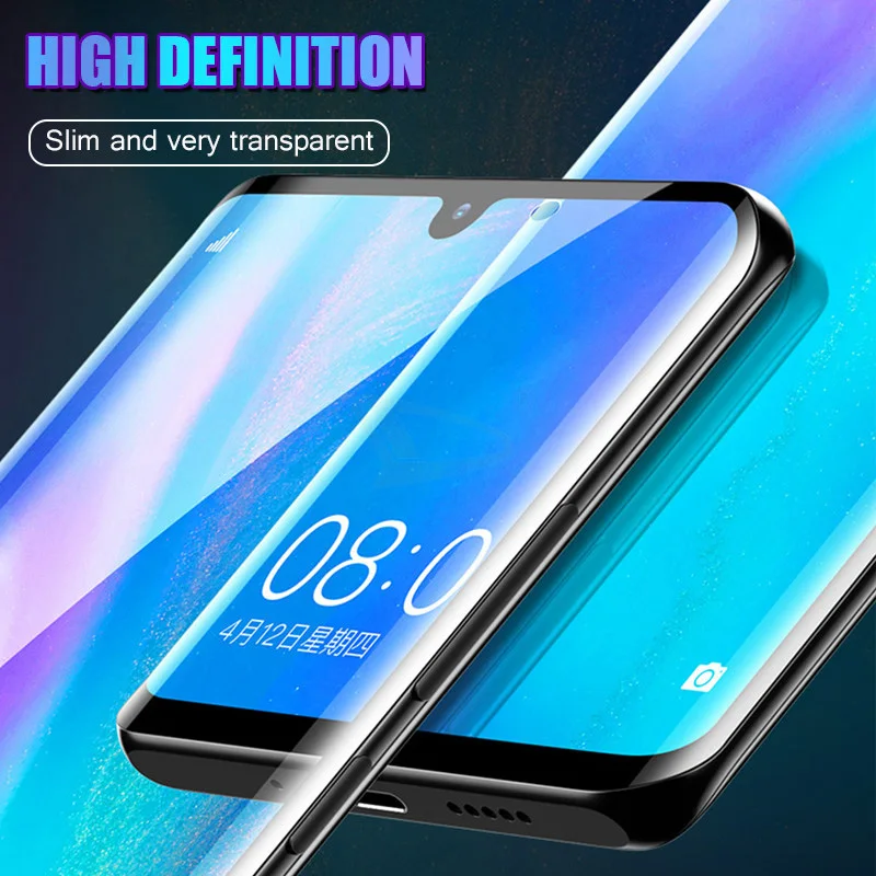 3D полное покрытие закаленное стекло для Huawei P20 Pro P10 Lite Plus Защита экрана Honor 10