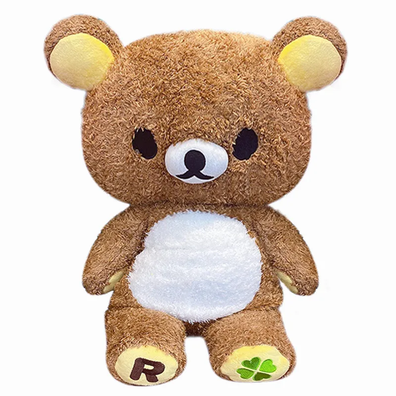 Новинка Kawaii Clover Rilakkuma плюшевая кукла игрушка 28 см милый медведь мягкие животные
