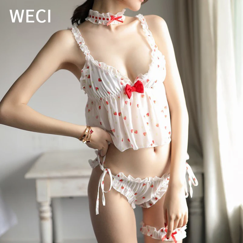 Женская ночная рубашка WECI камисоль пеньюар женская пижама с шелковыми шортами