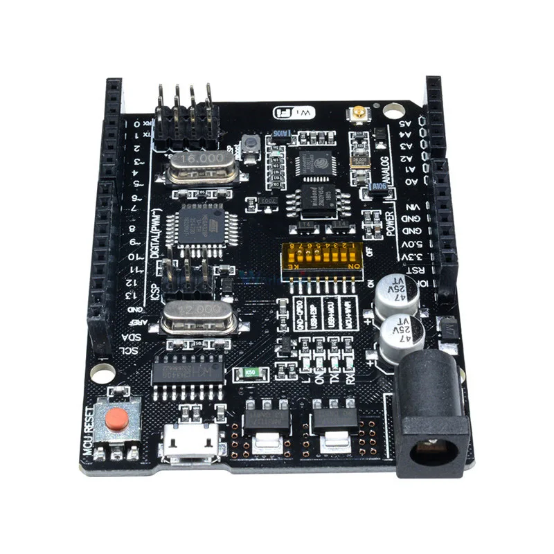 Voltage Regulator Module Uno+Wifi R3 Atmega328P+Esp8266(32Mb Memory)Usb-Ttl Ch340G For Arduino Uno Nodemcu Wemos Esp8266 | Электроника