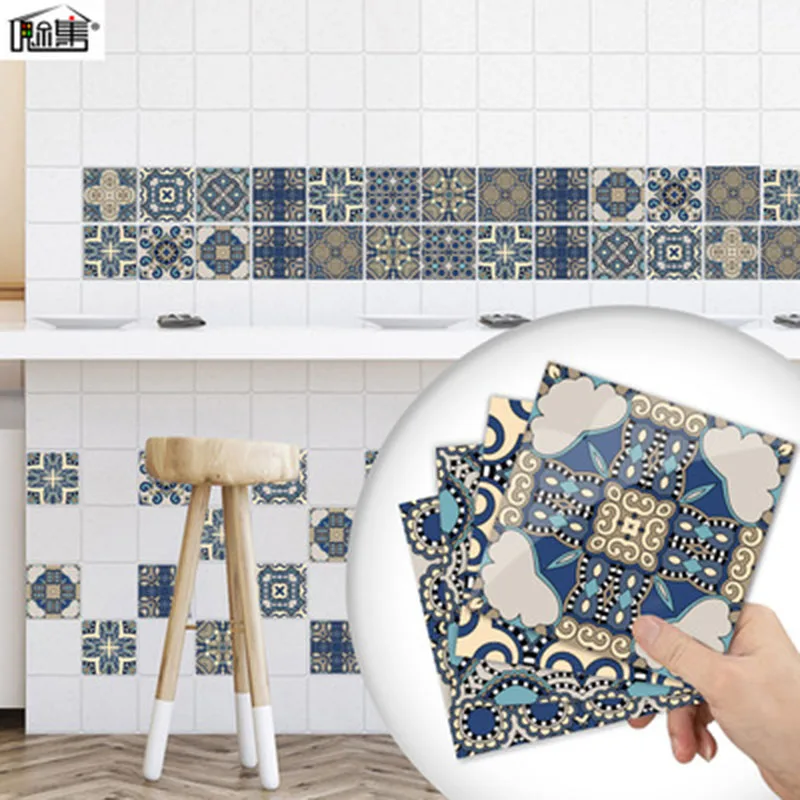Наклейки для плитки в стиле ретро водостойкие высокотемпературные Стикеры