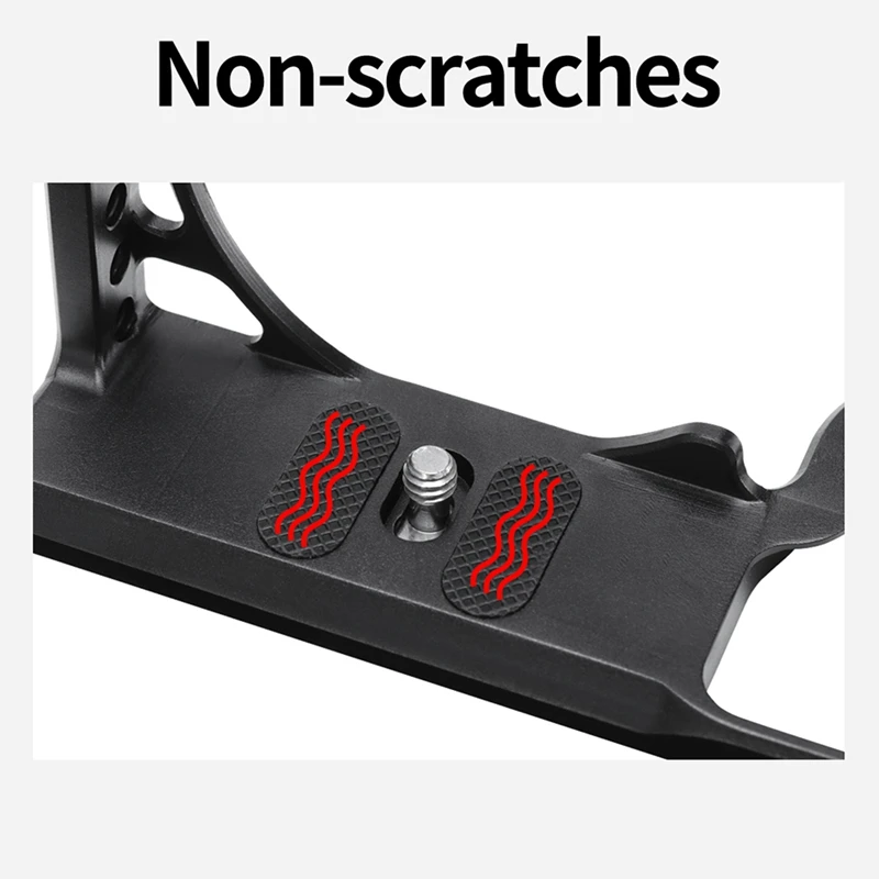 

UURig C-A6600 Camera Cage for Sony A6600 1/4 Thread Hole to Top Handle Monitor Mic LED Light Cold Shoe Mount Protection Cage