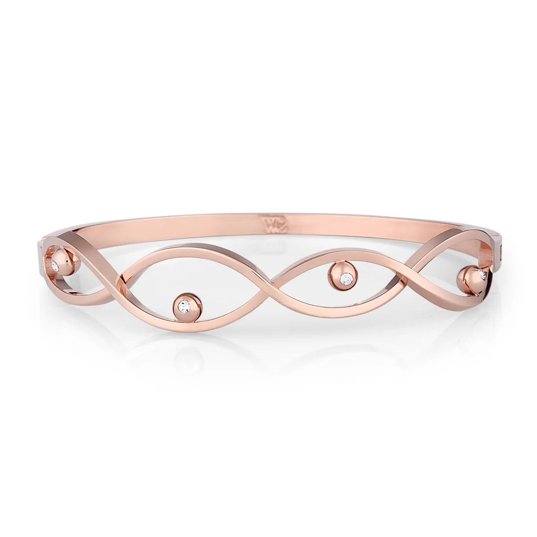 

Wesse JWEL1003 Womens Bracelet Bangles Fashion Jewelry Steel Rose Gold Birthday Gift for Womens