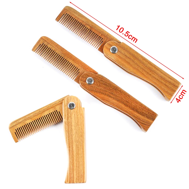 

Handmade Fold Pocket Comb Hair Comb For Men Beard Care Anti-static Comb