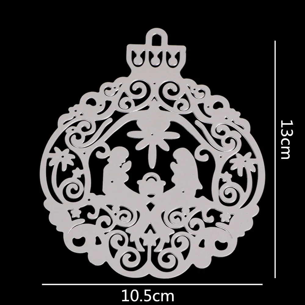 Рождественский орнамент металлические резные штампы DIY Скрапбукинг ремесла