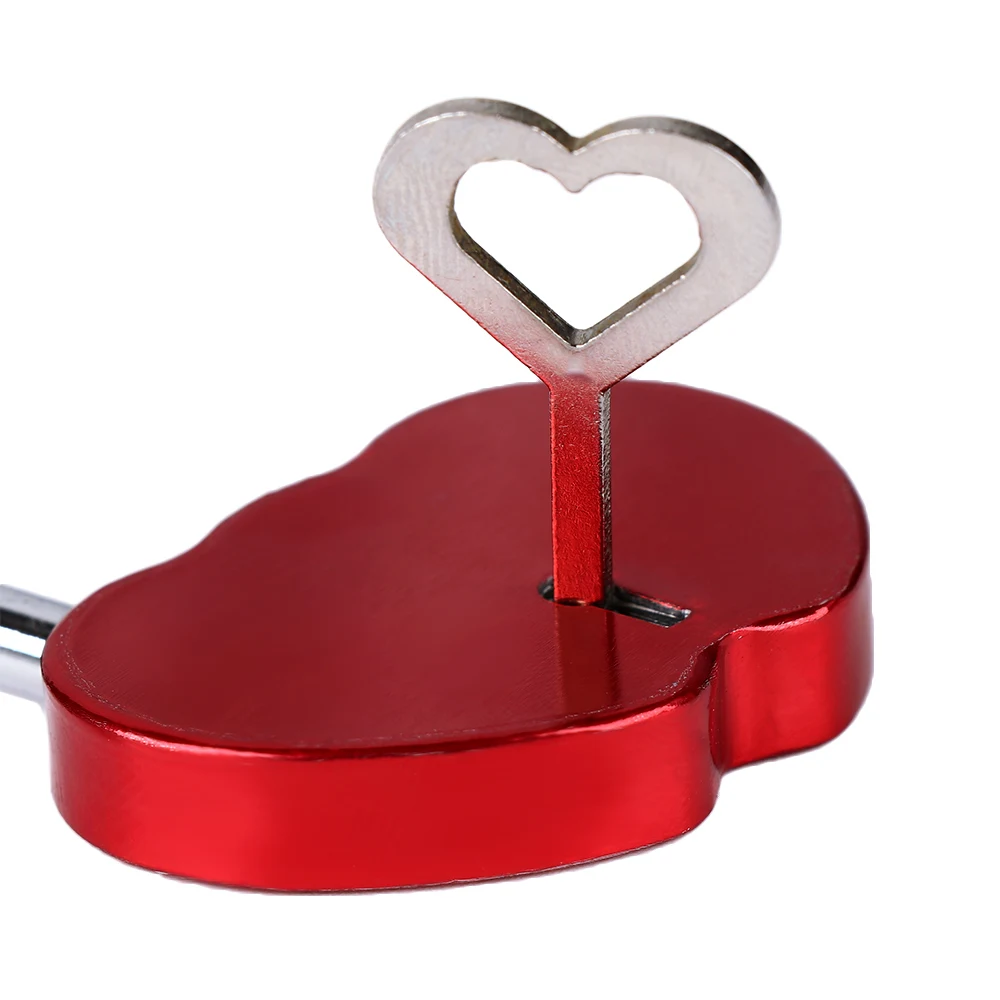 1 Pcs Heart Padlocks Vintage Metal Pad Lock with Two Keys For Jewelry Box Diary Book Suitcase | Обустройство дома