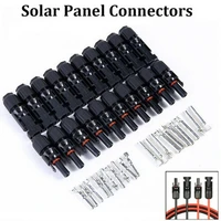 105 sets 30a male female solar panel wire cable connector adapter awg14 awg12 awg10 mf home improvement ip67 ip65